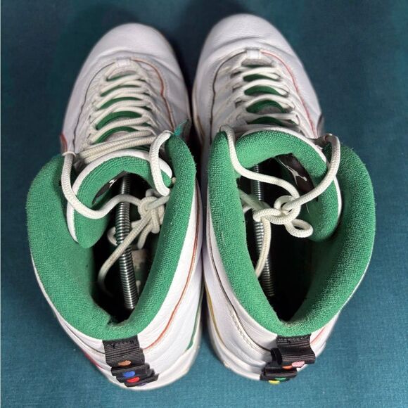 NIKE AIR JORDAN 10 RETRO WINGS WHITE CLOVER SHOES Size 14 main image 7